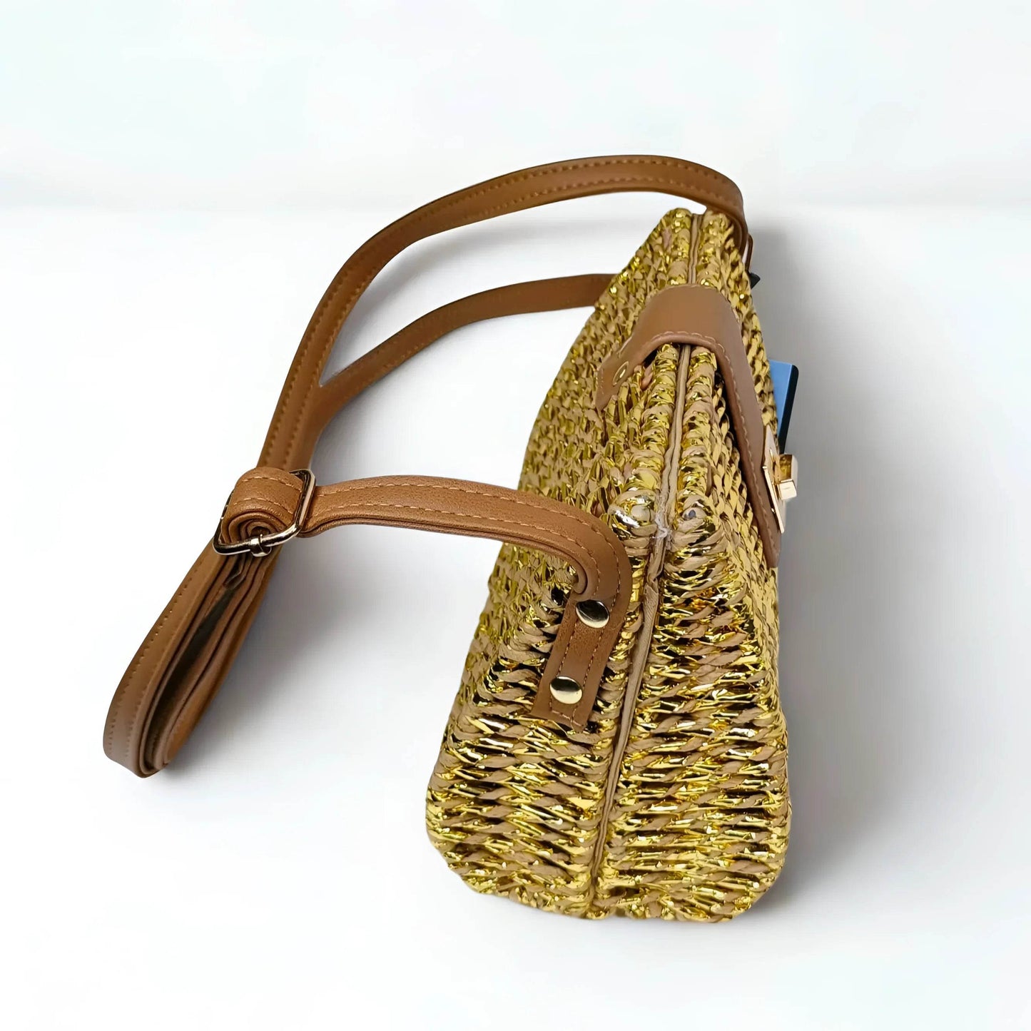 Woven Straw Crossbody Bag - Stile Donna Bags