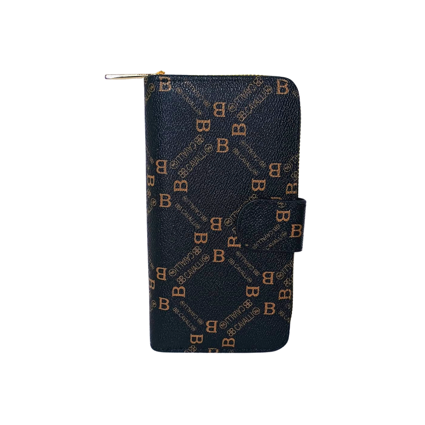 Women’s Hand Purse color Black and gold - wallet
