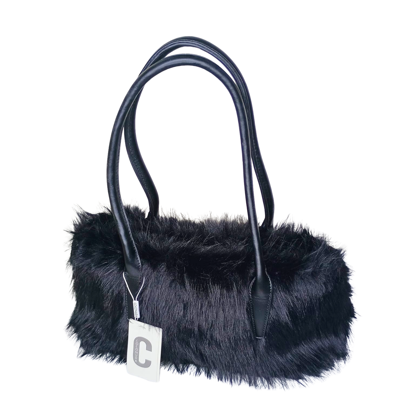 Black coconuda handbag fur-stiledonnabags