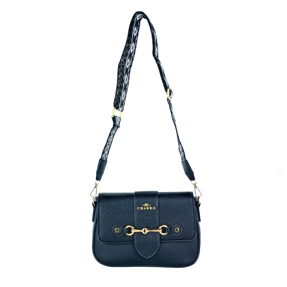 Women's Leather Crossbody bag Charro with shoulder strap MS-6509 - Stile Donna Bags
