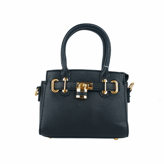 Leather Mini Bag with removable shoulder strap MS-6539 - Stile Donna Bags