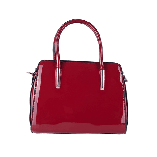Women's Patent Leather Handbag with shoulder strap MS-7408