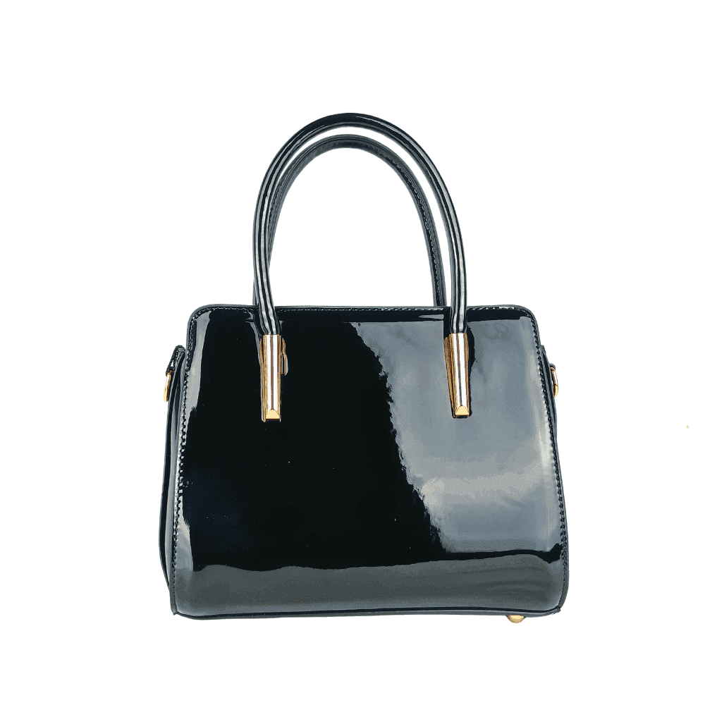 Women's Patent Leather Handbag with shoulder strap MS-7408