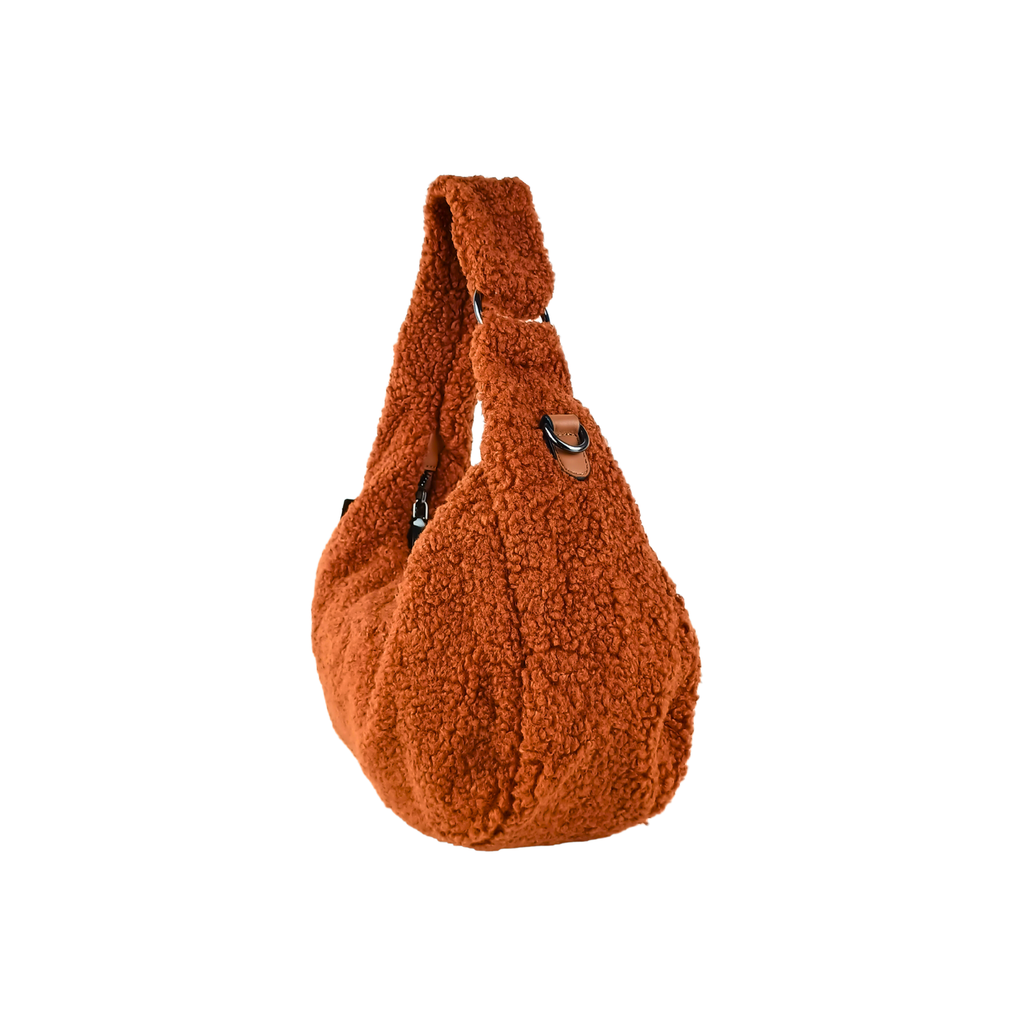 Hobo Bag Faux Sheepskin - MS-1669 - Stile Donna Bags