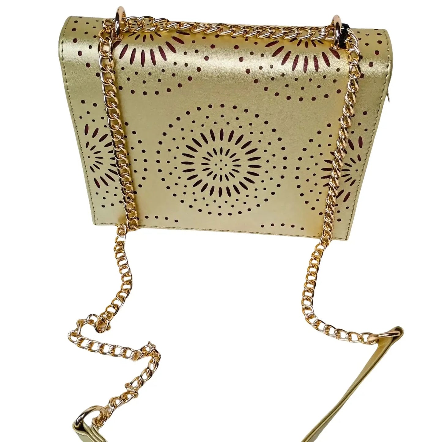 Crossbody Bag with Chain Strap - MS-4335