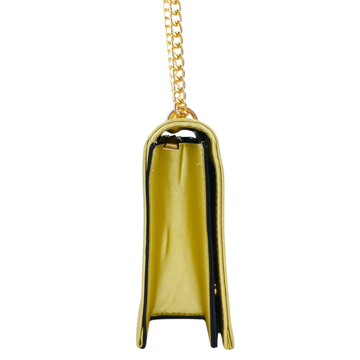 Crossbody Bag with Chain Strap - MS-4335 - Stile Donna Bags
