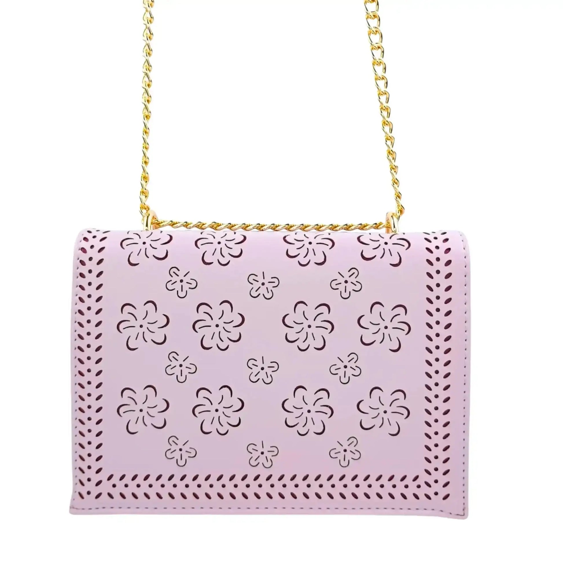 Crossbody Bag with Chain Strap - MS-6936