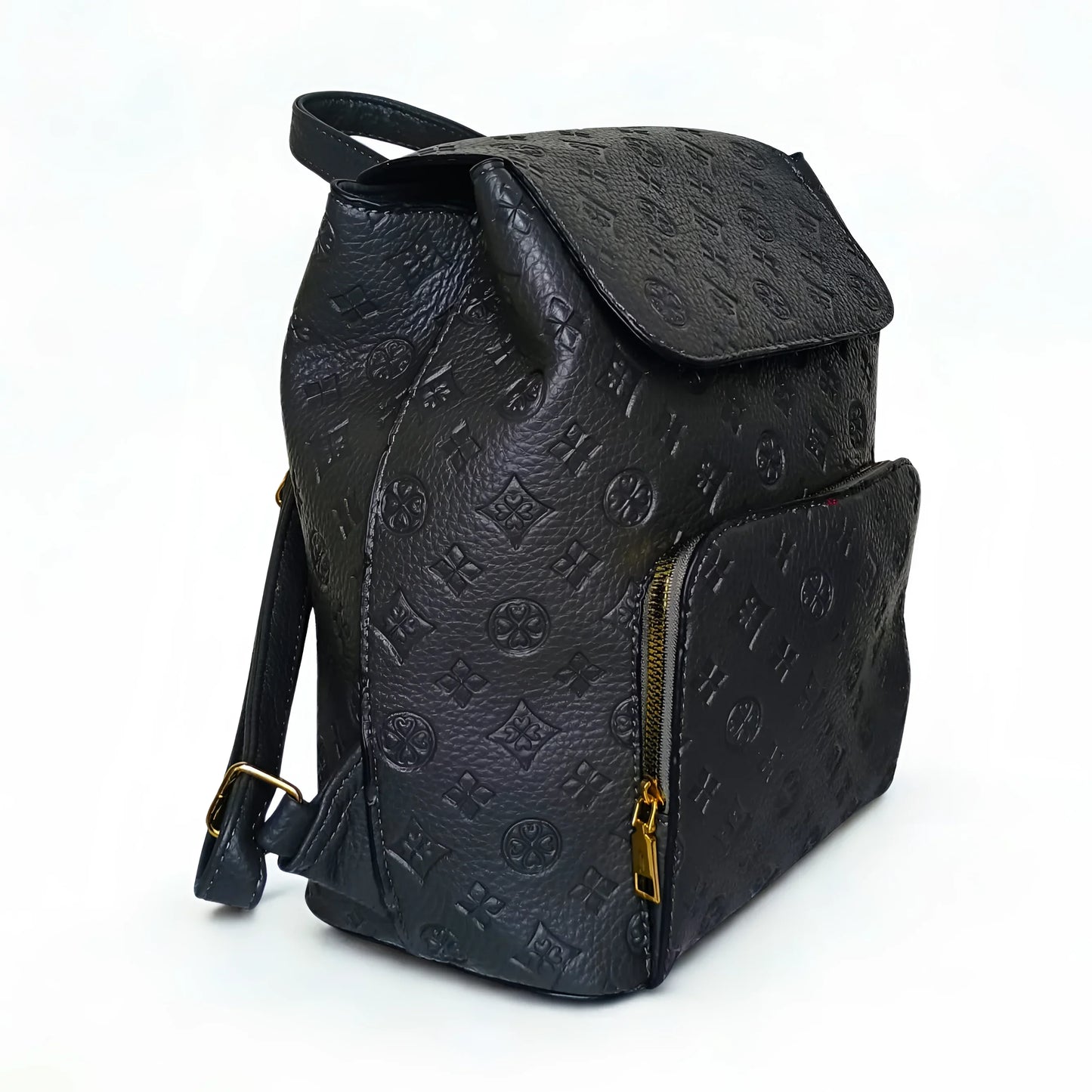 women’s backpack in leather color grey - Backpack