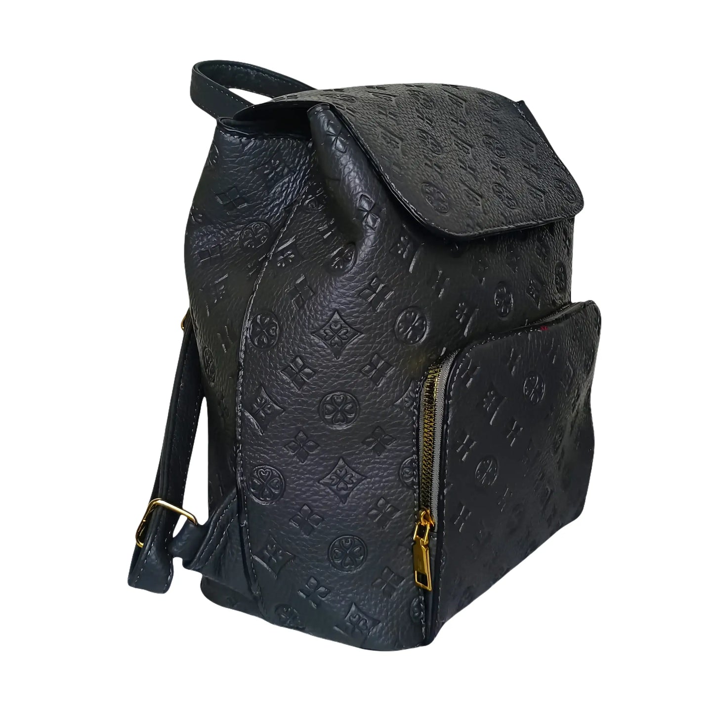 Gray leather backpack - MS-7112 - Stile Donna Bags
