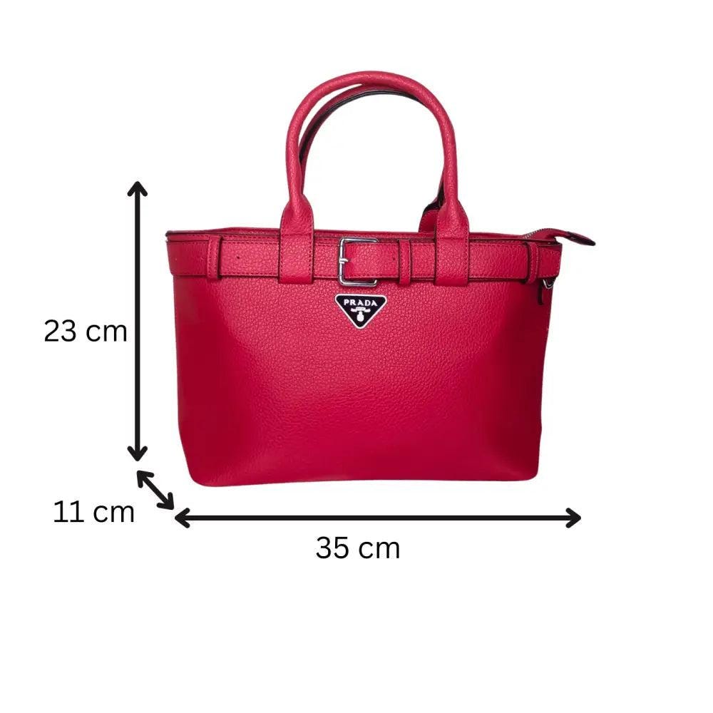 Shopper Bag for women color red and black