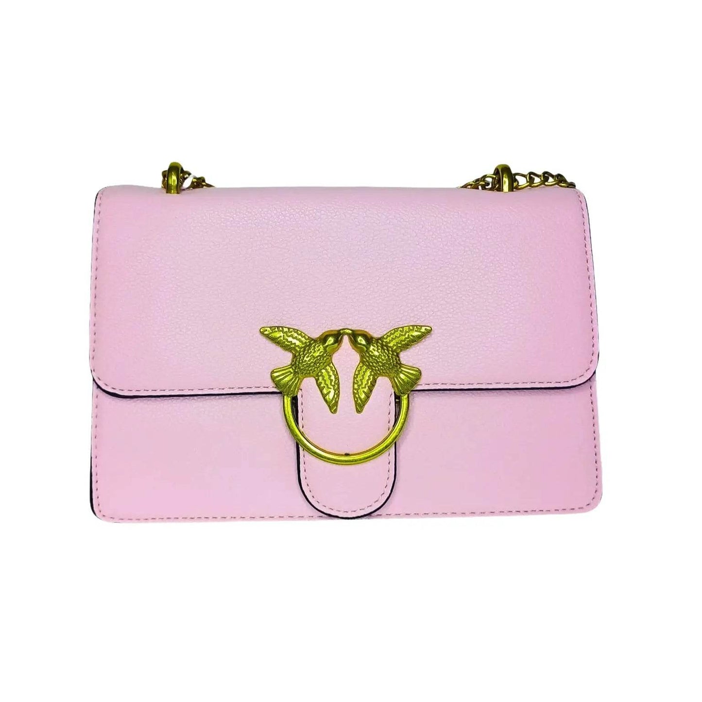 Leather Bag - Pink - MS-5094 - Stile Donna Bags