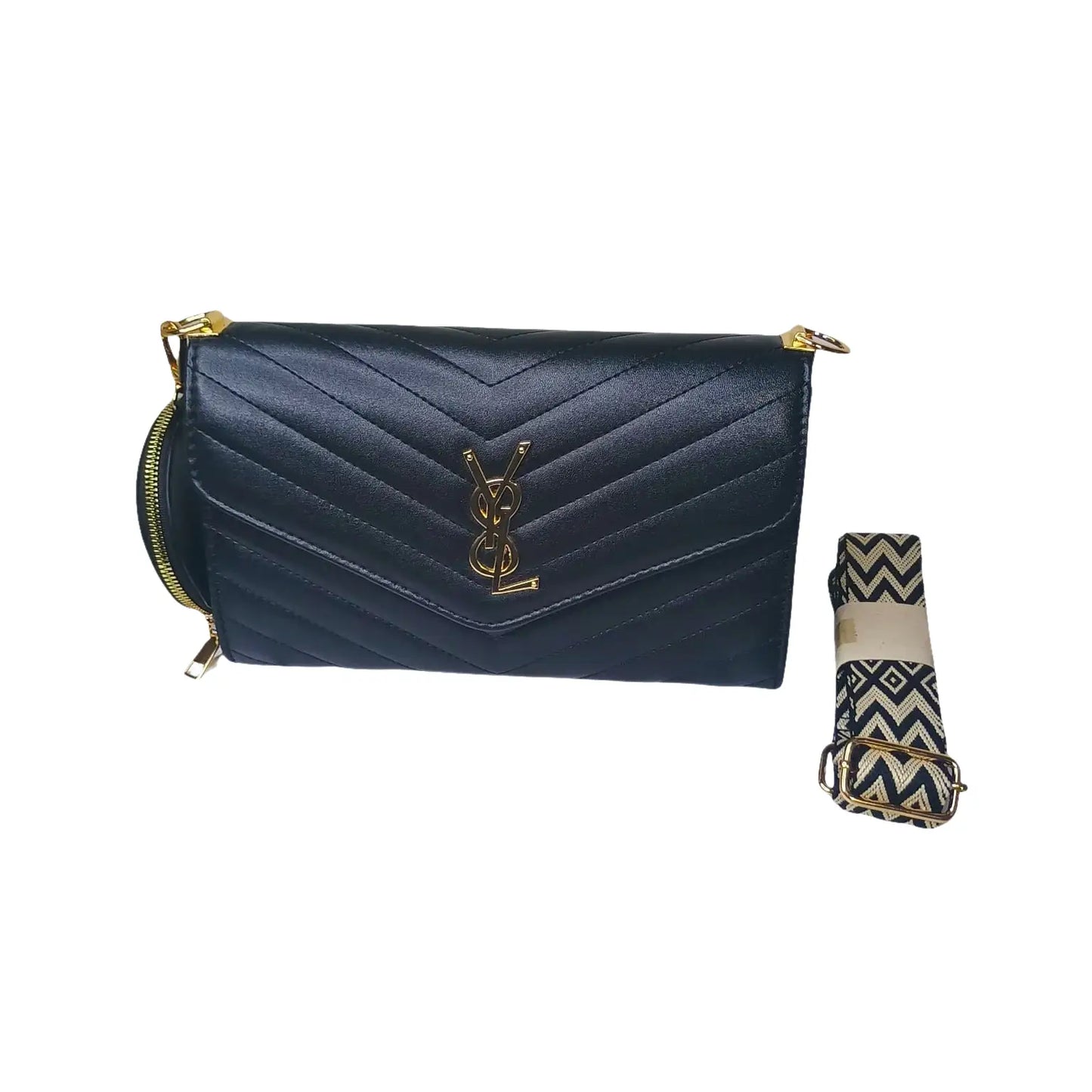 Leather shoulder bag with shoulder strap - MS-7985 - Stile Donna Bags