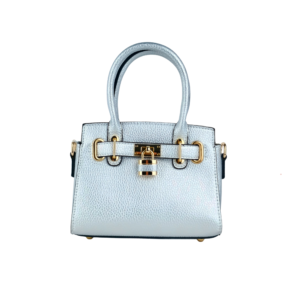 Leather Mini Bag with removable shoulder strap MS-6539