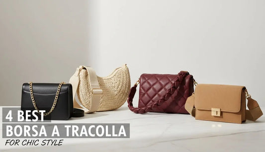 Borsa a tracolla in pelle nera con catena oro spalla trapuntata donna