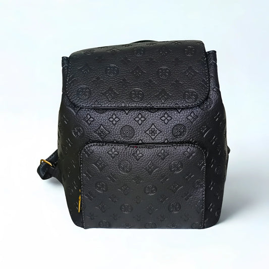 women’s backpack in leather color grey - Backpack