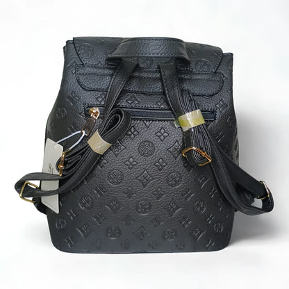women’s backpack in leather color grey - Backpack