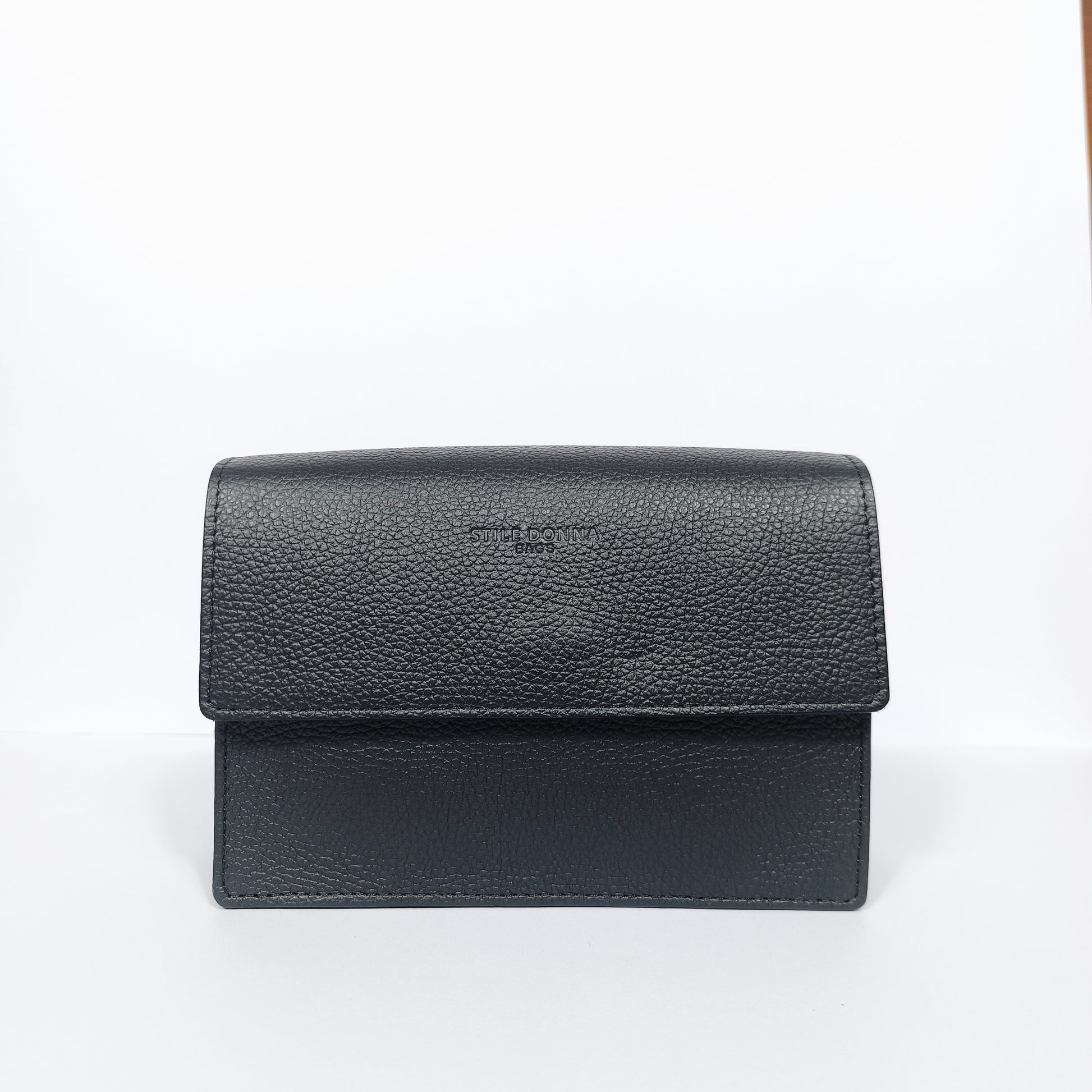 Luxe Crossbody Borsa A Tracolla In Vera Pelle Donna Con Chiusura Magnetica E Cerniera by Stile Donna Bags