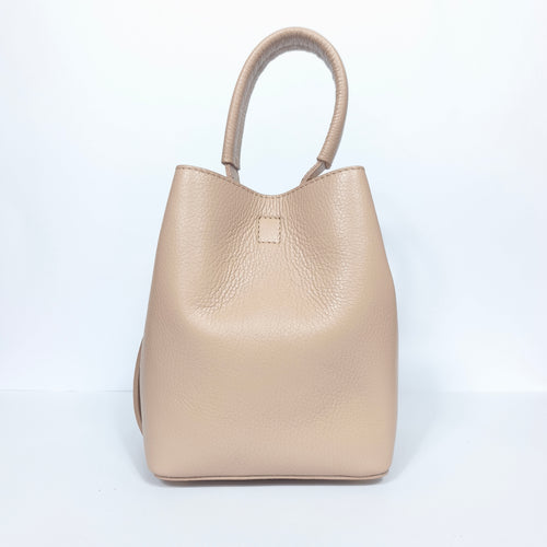 Borsa Secchiello Vera Pelle Quotidiana | Interno e tasche | vera pelle | Rosa