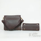 Amora Borsa a Spalla Classica in Vera Pelle - Stile Donna Bags