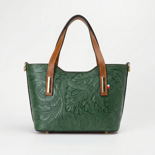 Ark borsa a tracolla vera pelle nera design minimalista – dettaglio esterno