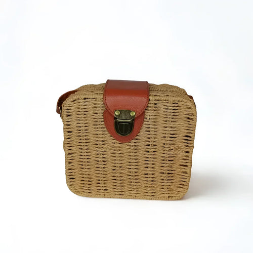 Black Woven Bag MS-5121 - Stile Donna Bags