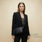 Borsa Crossbody in Vera Pelle Italiana con Tracolla Regolabile - Stile Donna Bags