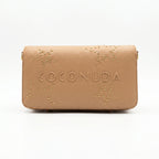 Coconuda Borsa Tracolla in Ecopelle con Logo in Rilievo e Borchie - Stile Donna Bags