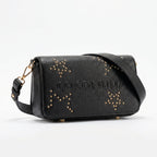 Coconuda Borsa Tracolla in Ecopelle con Logo in Rilievo e Borchie - Stile Donna Bags