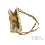 Borsa a Mano Intrecciata in Paglia Naturale - Stile Donna Bags