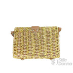 Borsa a Mano Intrecciata in Paglia Naturale - Stile Donna Bags