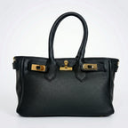 Borsa a Mano in Vera Pelle Made in Italy con Hardware Dorato - Stile Donna Bags