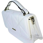 Borsa a Mano in Ecopelle Bianca Elegante e Versatile - Stile Donna Bags