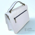 Borsa a Mano in Ecopelle Bianca Elegante e Versatile - Stile Donna Bags