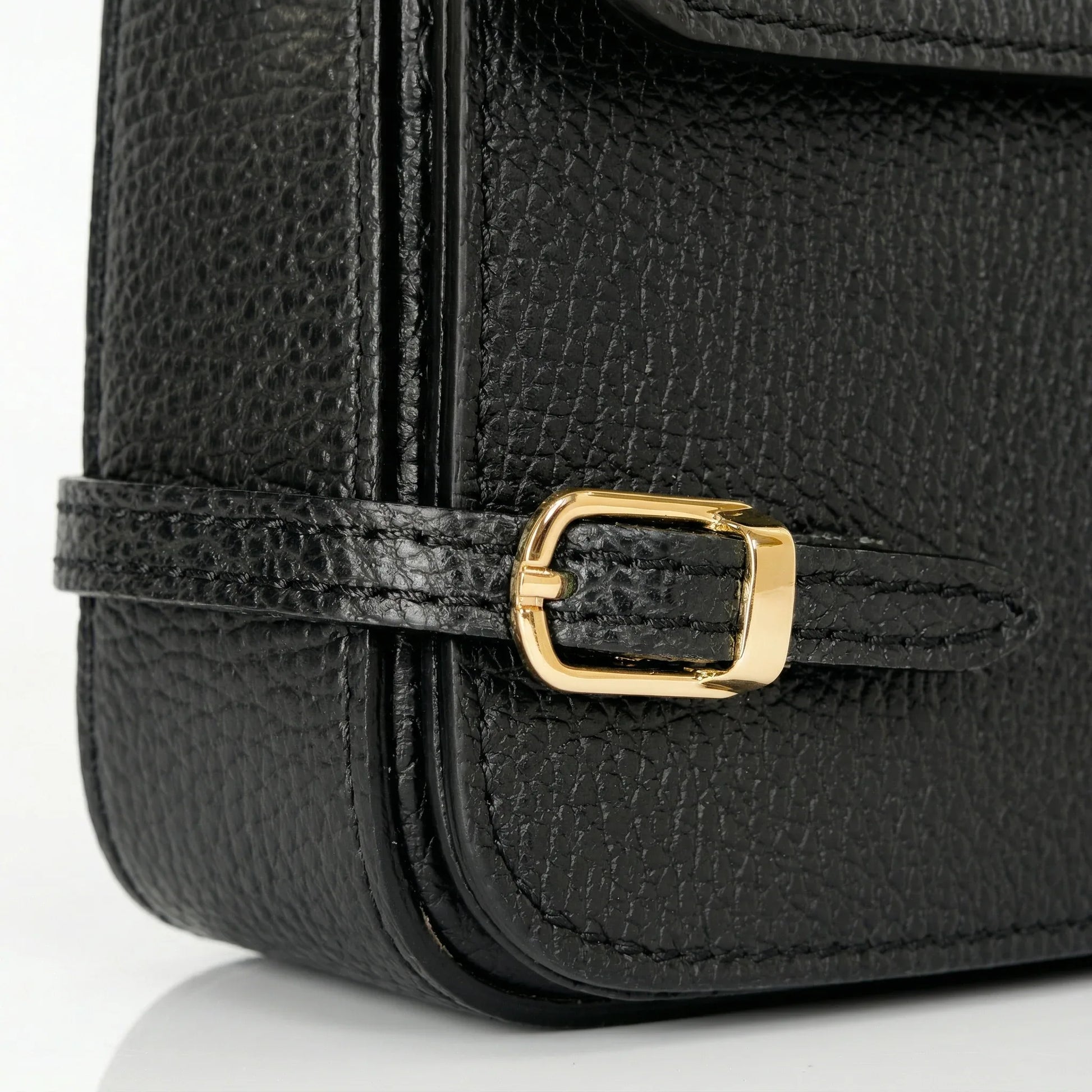 Buckle Up borsa a tracolla vera pelle regolabile – interno e tasche