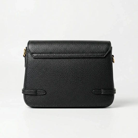 Buckle Up borsa a tracolla vera pelle regolabile – vista posteriore