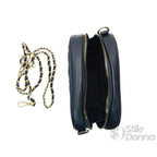 Borsa a Tracolla Ovale Trapuntata in Ecopelle Leggera - Stile Donna Bags