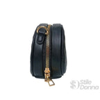Borsa a Tracolla Ovale Trapuntata in Ecopelle Leggera - Stile Donna Bags