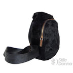 Borsa a Tracolla in Pelliccia Sintetica Morbida per Giorno e Sera - Stile Donna Bags