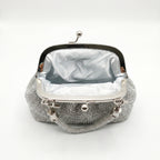 Borsa da Sera in Mesh di Strass Argento - Stile Donna Bags