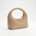 Borsa da Sera in Mesh di Strass Oro - Stile Donna Bags