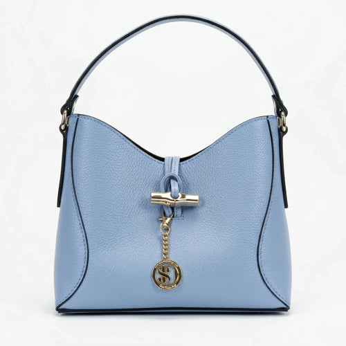 Borsa A Tracolla Lorenza In Vera Pelle Capiente Elegante | Vista frontale | vera pelle