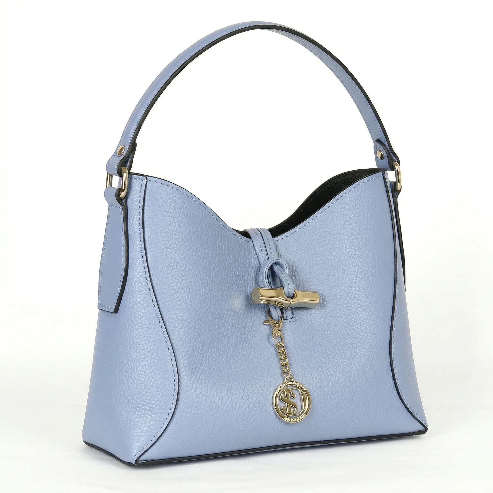 Borsa A Tracolla Lorenza In Vera Pelle Capiente Elegante | Vista dall'alto | vera pelle