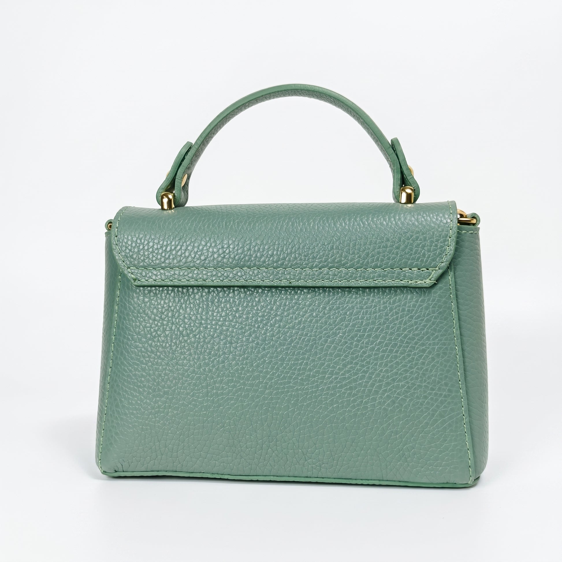 Borsa a Farfalla Mini Vera Pelle | Vista aggiuntiva 12 | vera pelle | Bianco