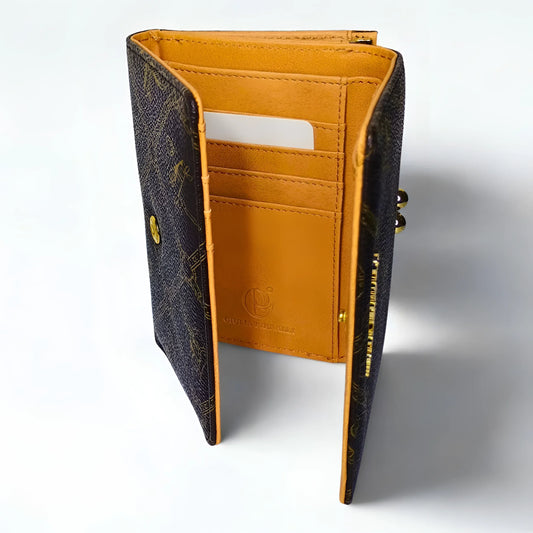 Brown Leather Hand Wallet - MS-1116 - Stile Donna Bags