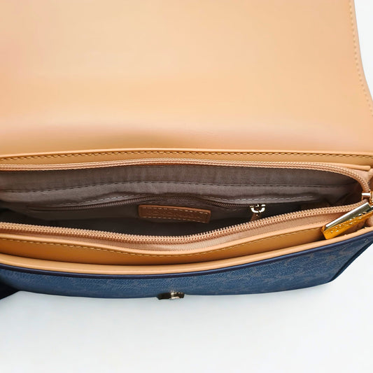 Brown Shoulder Bag with removable shoulder strap - MS-9723 - Stile Donna Bags