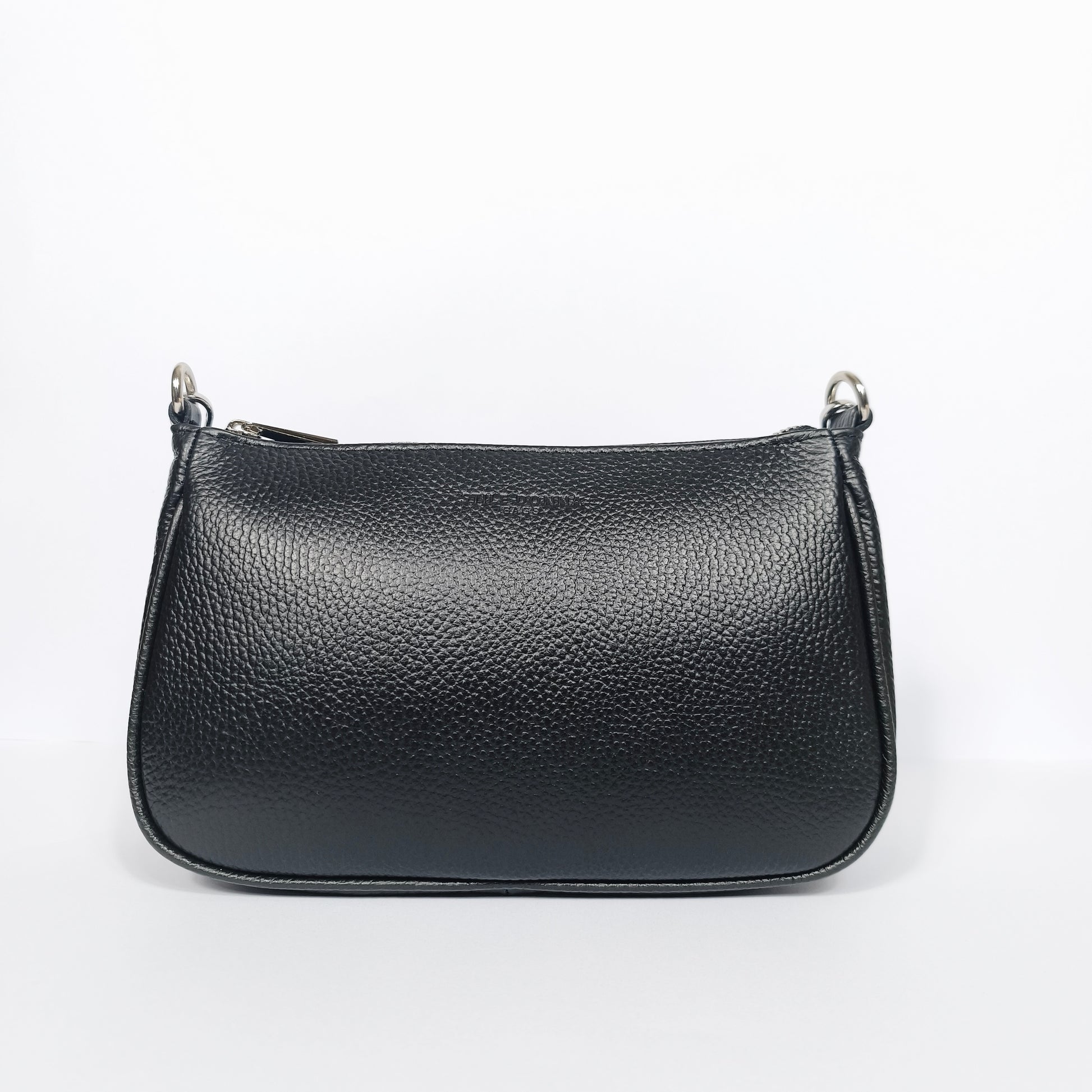Camilla borsa a tracolla vera pelle made in Italy blu – dettaglio esterno