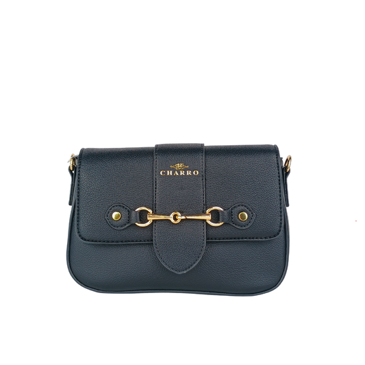 Women's Leather Crossbody bag Charro with shoulder strap MS-6509