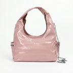 Coconuda Borsa a Tracolla in Ecopelle con Catena e Occhielli - Stile Donna Bags