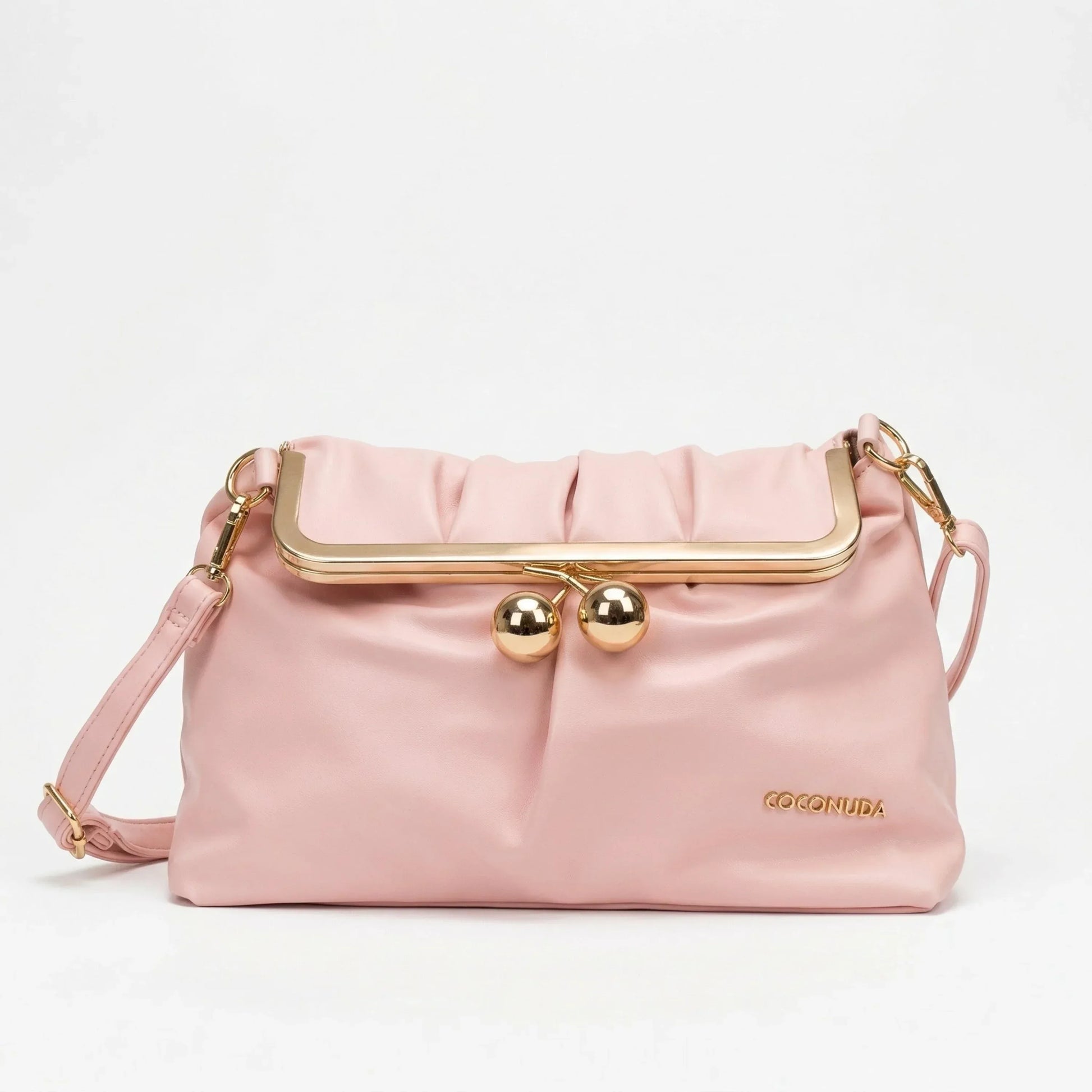 Coconuda pochette ecopelle morbida donna – borsa indossata