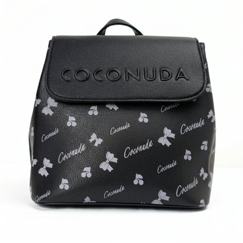 Coconuda Zaino in Ecopelle con Chiusura Magnetica e Finitura Argento - Stile Donna Bags